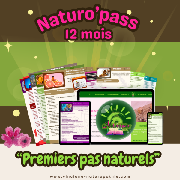 Naturo'pass "Premiers pas naturels" 12 mois 👣